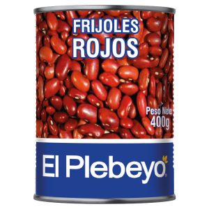 Frijol Rojo en lata El Plebeyo